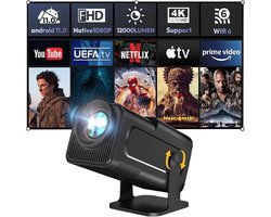Mini Beamer - Streamen Vanaf Telefoon - Videofilmprojector - Home Cinema