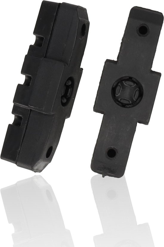 4 Paare Bremsbeläge für Magura HS11/ HS22/ HS33 50mm schwarz Geräuscharme Bremsbeläge für Magura