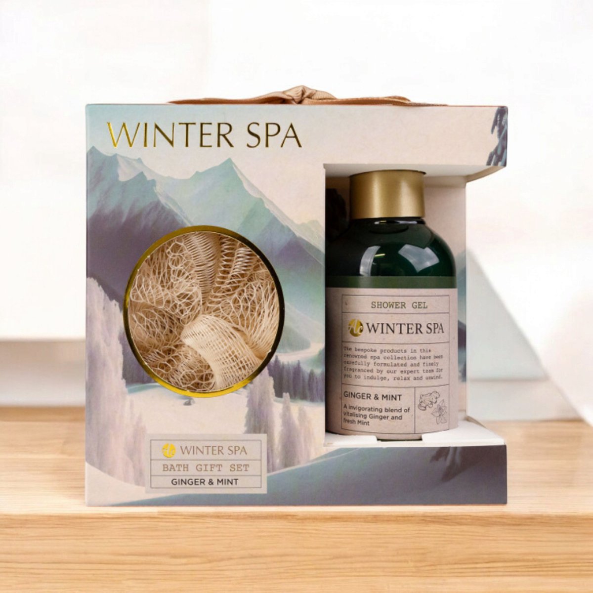 Goedkoopste Badset - Winter Spa - incl. Douchegel - Ginger & Mint - Giftset - Kerstcadeau