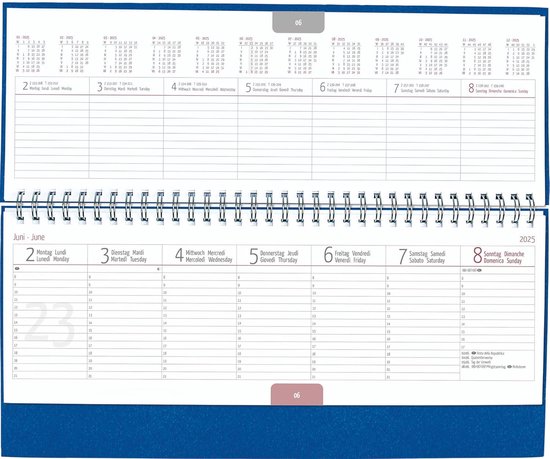 Miquelrius - Kalender 2026, weekoverzicht, klein en draagbaar (80 x 120