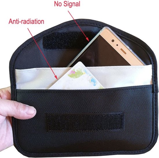 Lot de 2 sacs Faraday pour téléphones et clés de voiture Lot de 2 sacs Faraday pour téléphones et clés de voiture