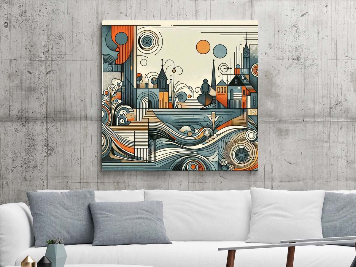 Kunstprint | Wanddecoratie | Dibond | 100 × 100 cm