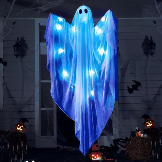 SSFWdecor Halloween Decorations Outdoor Inflatables Pumpkin Ghost Decor - Halloween Yard Decorations 6FT- Built-in LED Lights Blow Up Décor for Holiday Party Yard Lawn SSFWdecor Halloween Decorations Outdoor Inflatables Pumpkin Ghost Decor - Halloween Yard Decorations 6FT- Built-in LED Lights Blow Up Décor for Holiday Party Yard Lawn