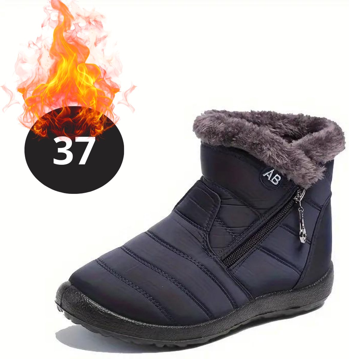 Nivard Snowboots Sneeuwschoenen Sneeuwboots Dames Wintersport Ski Skischoenen – 37 Blauw