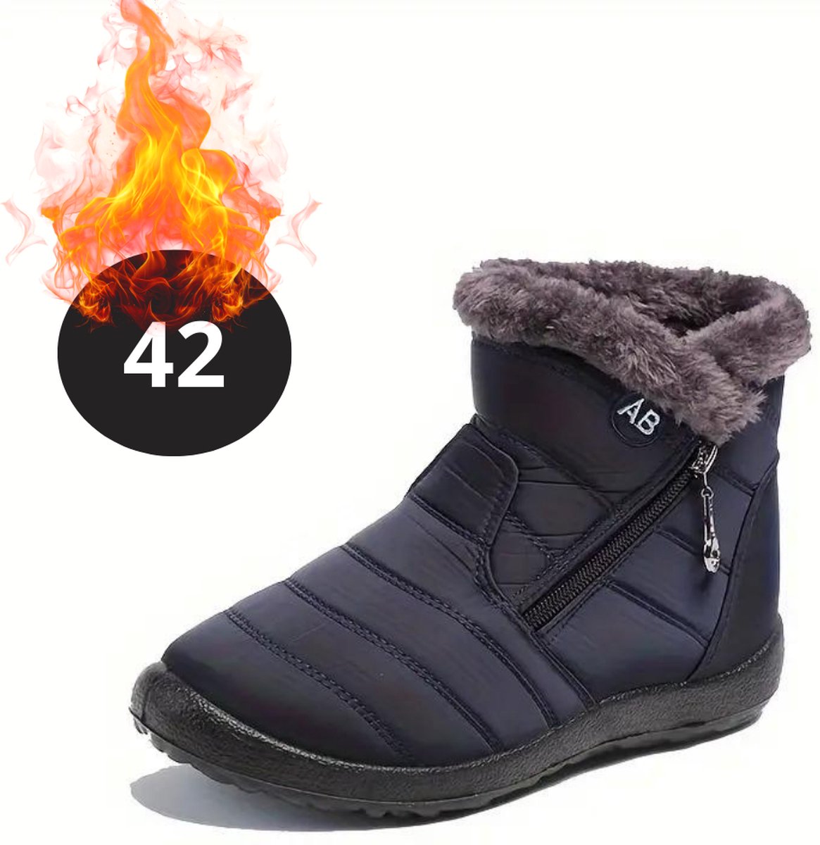 Nivard Snowboots Sneeuwschoenen Sneeuwboots Dames Wintersport Ski Skischoenen – 42 Blauw