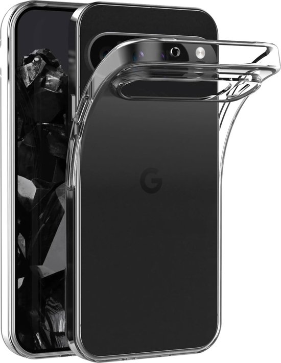 Google Pixel 9 Pro XL Coque arrière Antichoc Silicone Transparent