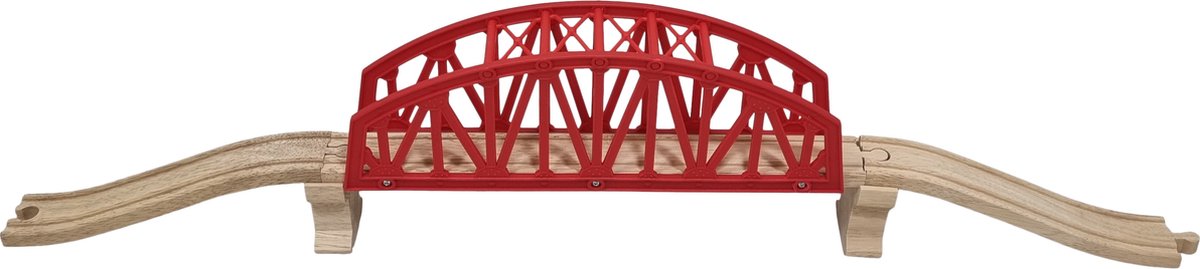 Mentari boog brug middel rood (6754R)