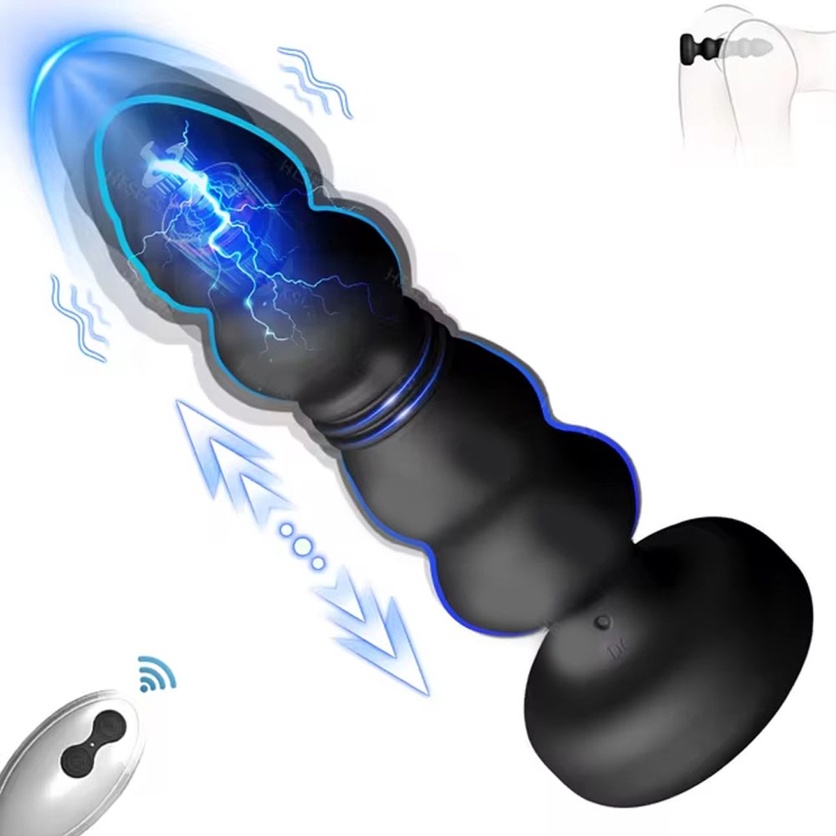 Goedkoopste Anale Telescoop Vibrator - Zeer Realistisch - Prostaat Massage - Buttplug