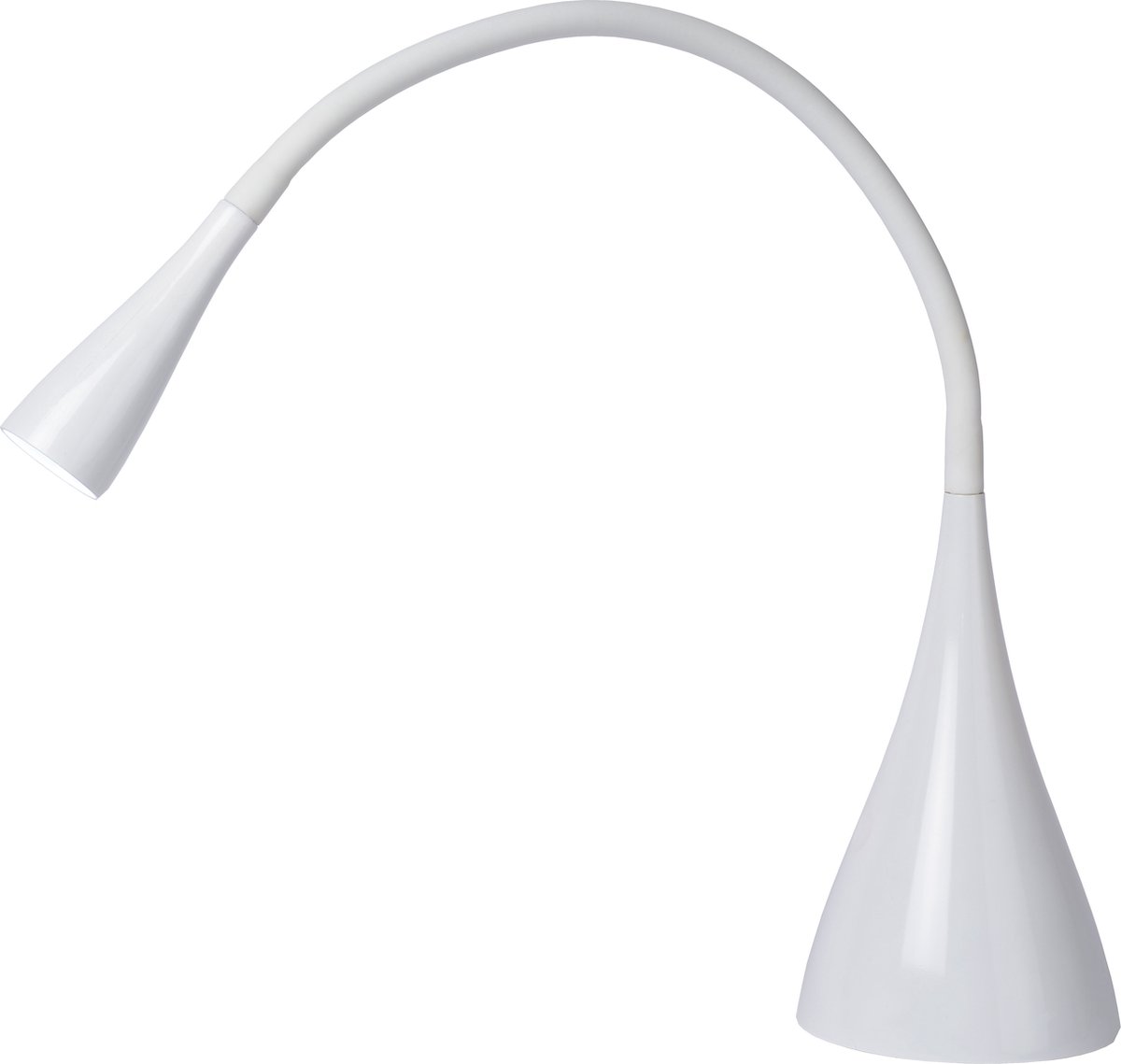 Lucide bureaulamp Zozy wit ø11,5cm led dimbaar 3W