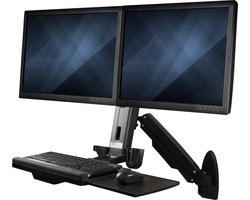 Top 10 computerwerkplekken en bureaus 2026: StarTech.com WALLSTS2 wandgemonteerde zit-stawerkplek