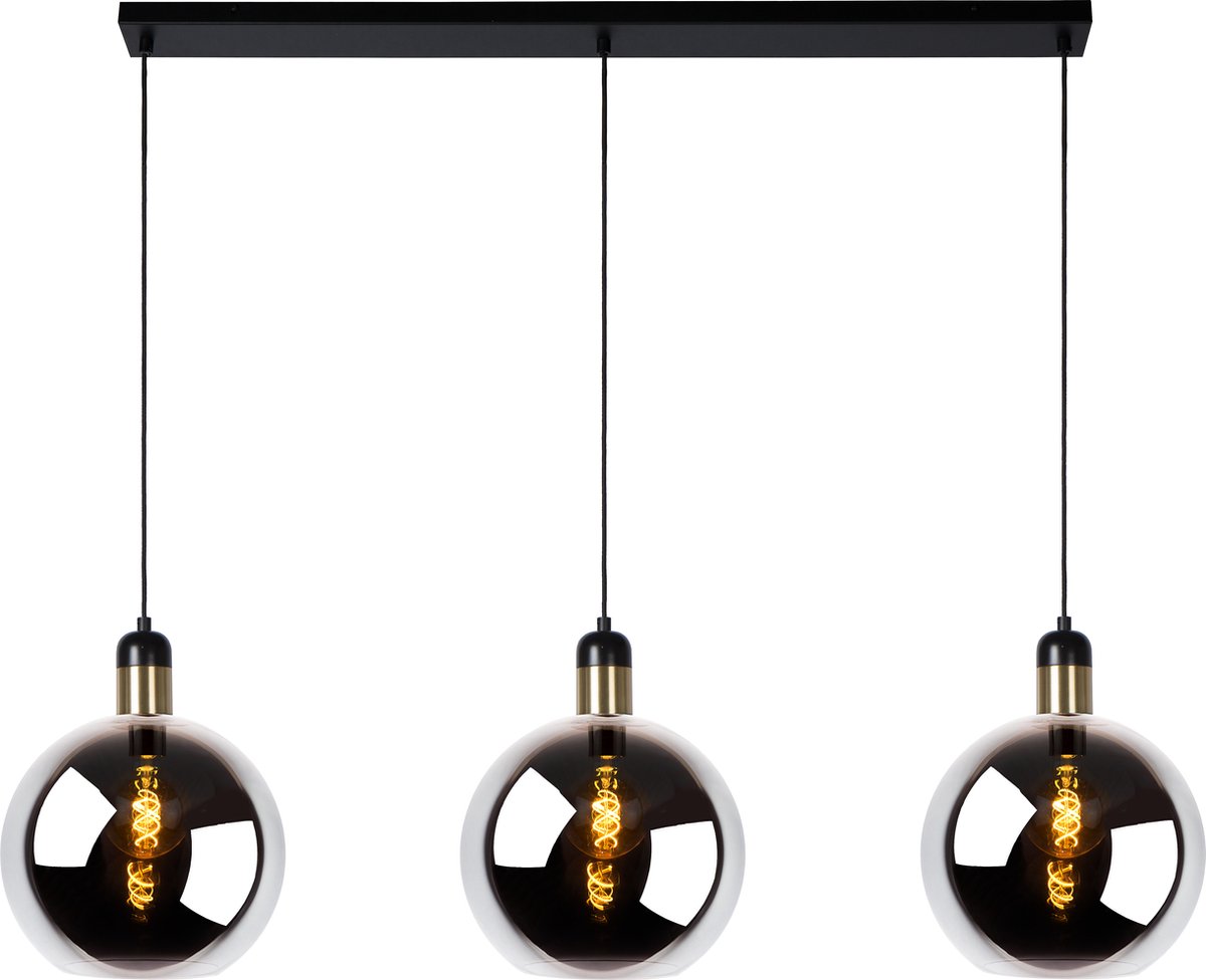 Lucide JULIUS - Hanglamp - 3xE27 - Fumé