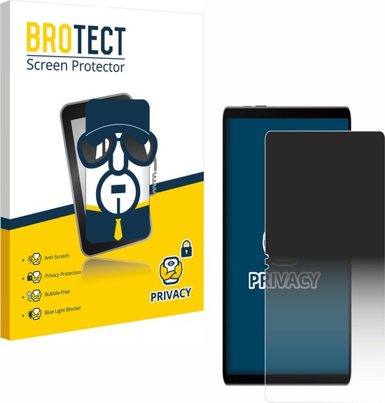 BROTECT - privacy screenprotector voor Samsung Galaxy Tab S9 FE - Folie Beschermfolie Blauwlichtfilter