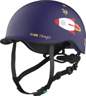 Casque de vélo enfant CRNK Tango Junior - Casque de vélo enfant - Skateboard, rollers en ligne - Garçons et Filles - Léger - 270 grammes - Fermeture magnétique - Couleur Blauw