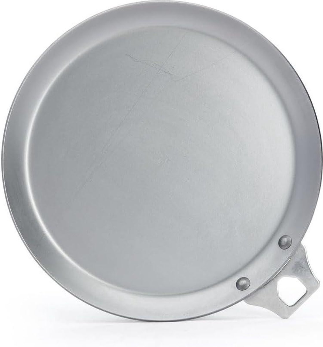 Pannenkoekenpan met afneembaar element - 26 cm - staal zilver