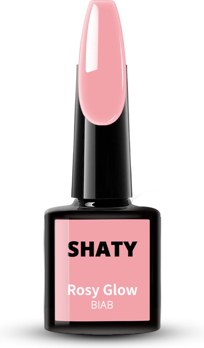 SHATY® BIAB – Builder in a Bottle – BIAB Nagel Builder Gel – BIAB Nagellak – Rosy Glow - HEMA & TPO Free – 8ml