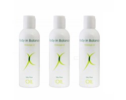Body In Balance Massage-olie 200ml x 3 stuks!