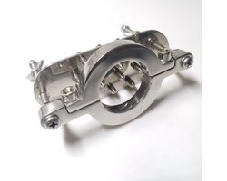 Ballencrusher met Spikes - RVS - Scrotum - Balzak - Crusher - Brancard - BDSM