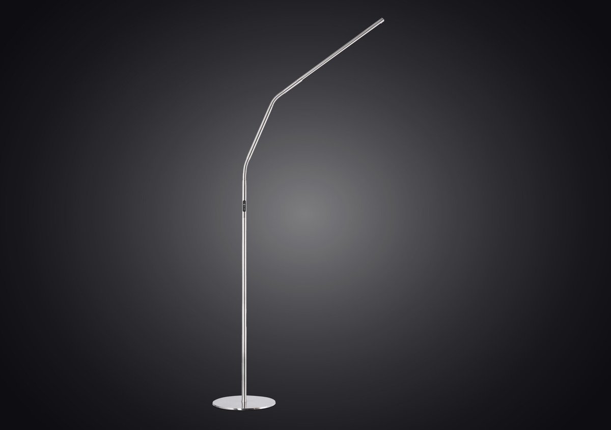 Daylight Slimline 4 - E35119 - staande vloerlamp - dimbare led daglicht verlichting - in hoogte verstelbaar - buigbaar - geborsteld staal
