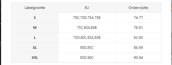 BH Nivard sans armatures - Sans Bracelets - Soutiens-gorge gorge Push -up - Soutien-gorge Comfort - Confortable - Zwart - Taille XL