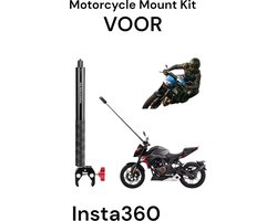 Motor Mount Voor Insta360 One X4 X3 X2 - Motorcycle Kit - Insta360 - Motor Mount - Onzichtbare Selfie Stick 1.1m - Motorcycle Mount for Insta360 - Motor - Insta360 X4 -Invisible Selfie Stick voor Insta360