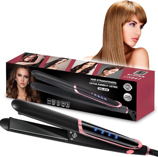 Foto: Equivera stoomstijltang stoom stijltang steam straightener steampods