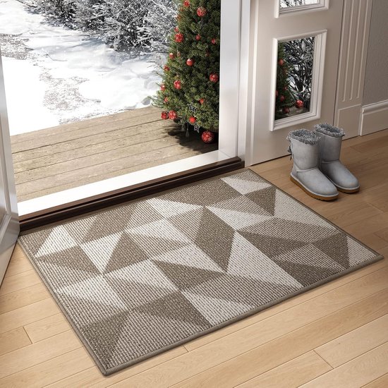 COSY HOMEER Deurmat 50 x 80 cm, Dunne deurmat voor binnen, antislip