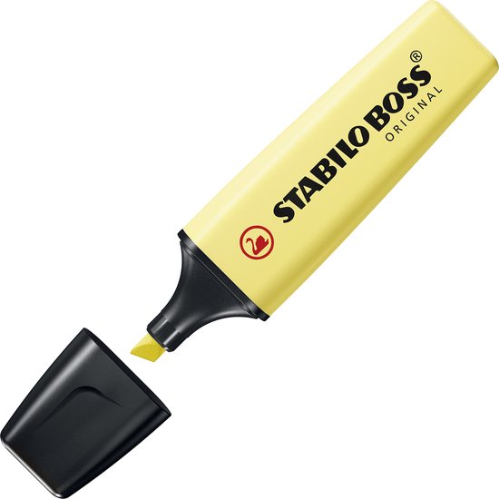 STABILO BOSS ORIGINAL Pastel - Markeerstift - Markeren Met Pastelkleuren - Etui Met 6 Kleuren