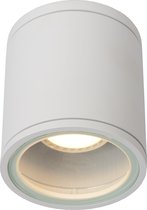Lucide AVEN - Spot plafond Salle de bains - Ø 9 cm - 1xGU10 - IP65 - Blanc