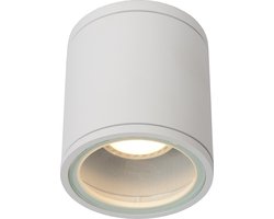 Lucide AVEN - Plafondspot (Plafondlamp) Badkamer - Ø 9 cm - 1xGU10 (MR16) - IP65 - Wit