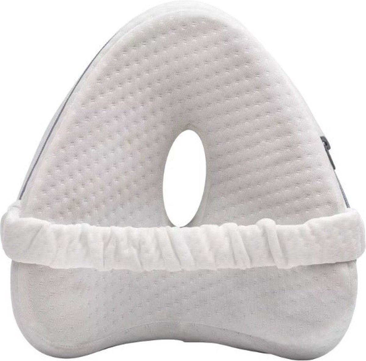Stemap® Kniekussen Voor in Bed | Orthopedisch Kniekussens | Houding Correctie | Zijslapers | Zijslaapkussen met Band | Rugklachten | Wit