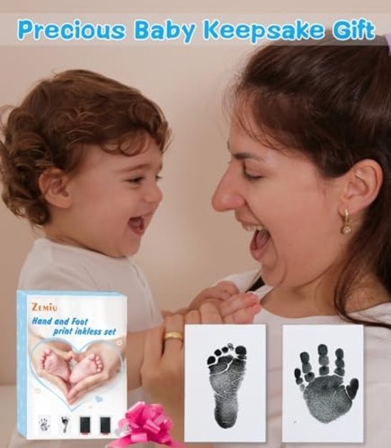 Baby Hand- en Voetafdruk Kit van Pearhead — afbeelding 5
