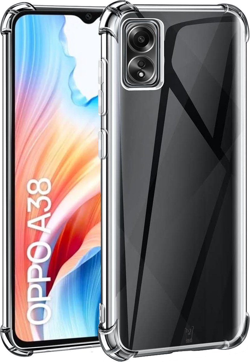 Hoesje geschikt voor Oppo A38 4G / A18 4G - Shockproof Transparant Back Cover Case