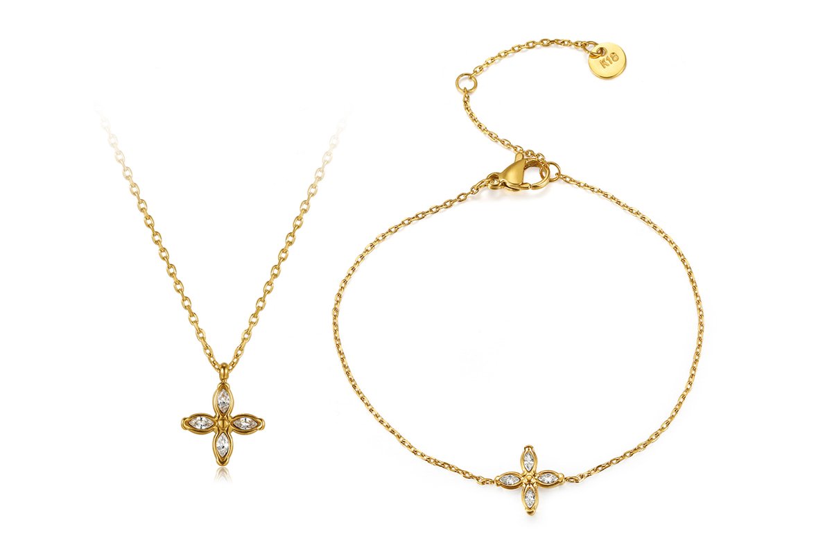 Di Lusso sieradenset collier + armband Ona