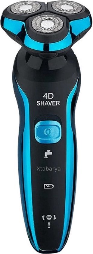 Scheerapparaat Oplaadbare Scheerapparaat Waterdicht Nat Droog Rotary Voor Mannen Met Pop-Up Trimmer Baard Scheerapparaten 4D 3 Blades Tondeuse Tondeuse Oplaadbare Voor Mannen gezicht
