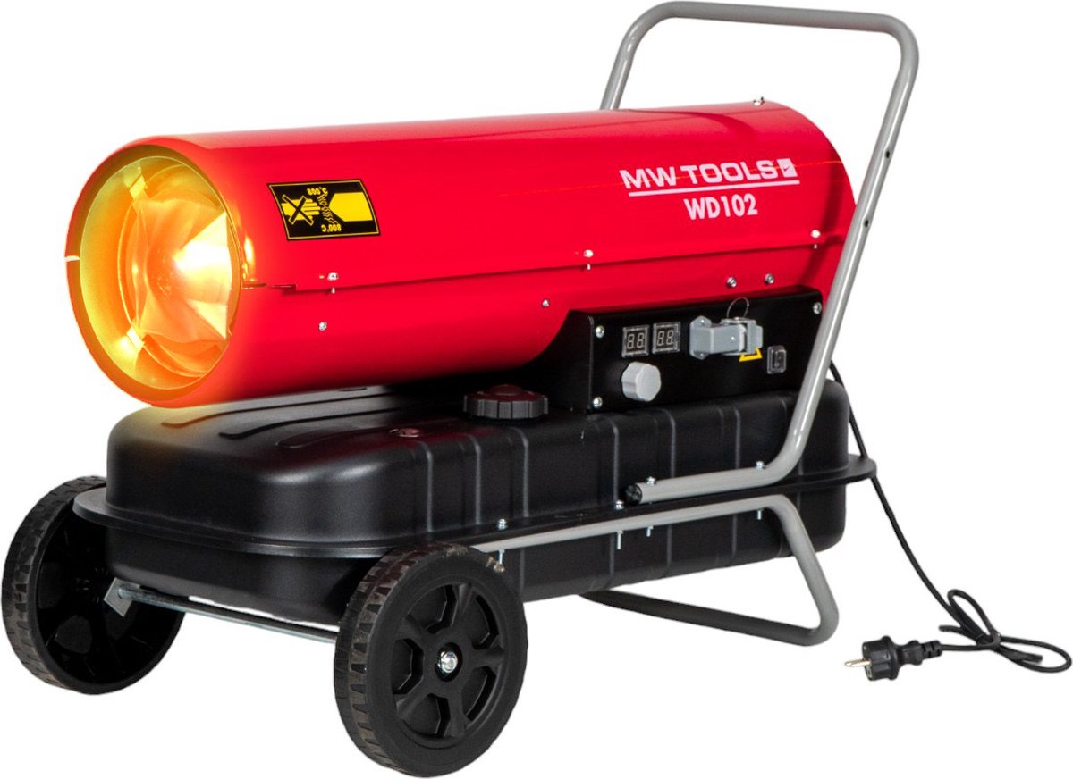 Bol.com Warmeluchtblazer diesel 50kW MW Tools WD172 aanbieding