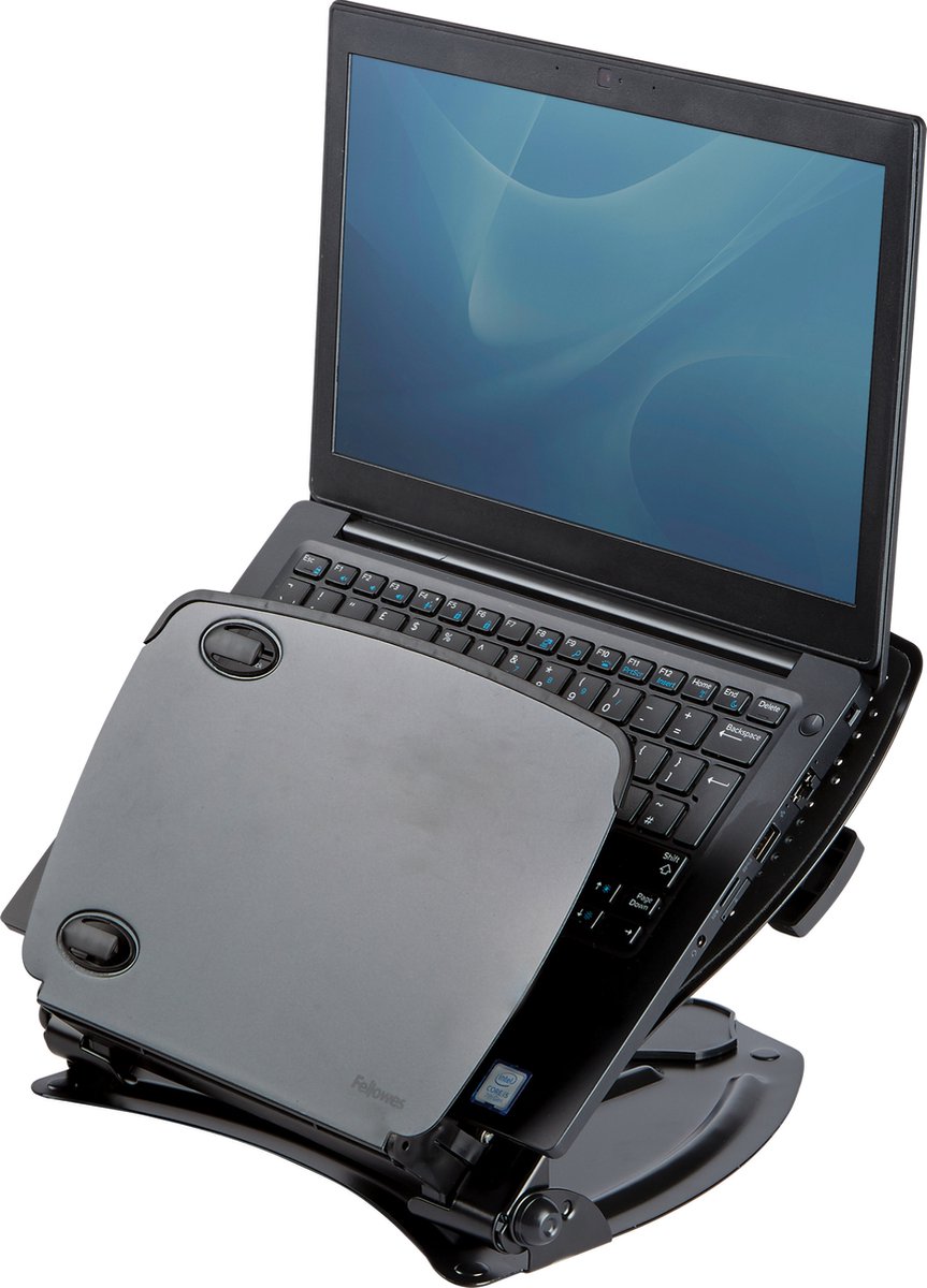 Fellowes Professional Series - Laptop standaard - Metaal - 3 hoogtes - met USB