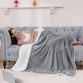 Plaid Polaire Bedsure 220x240 Cm - Couverture Douce Et Chaude Pour Canapé Ou Lit, Gris Foncé - 9