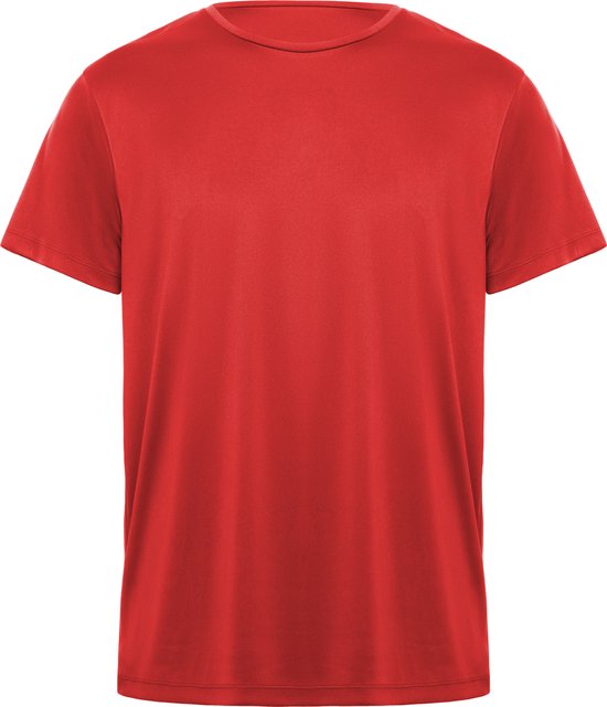 3 Pack Rood kinder unisex sportshirt korte mouwen Daytona merk Roly 12 jaar 146-152