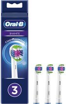 Bol.com Oral-B 3D White - Met CleanMaximiser-technologie - Opzetborstels - 3 Stuks aanbieding