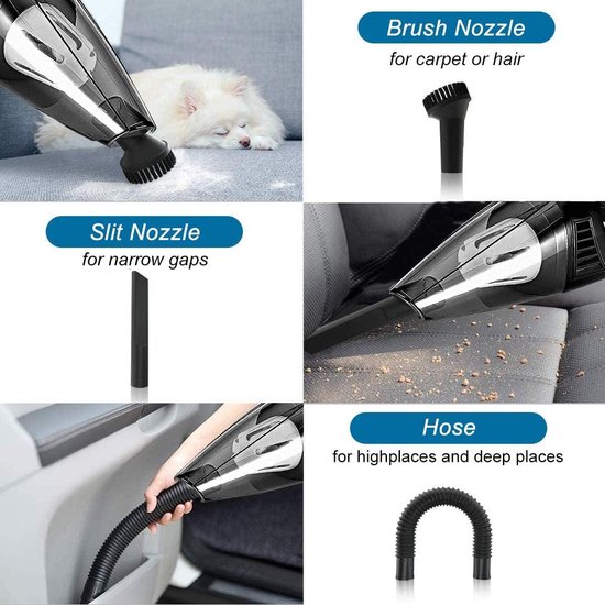 Handstofzuiger en blazer draadloos, 12000pa sterke zuigkracht 120W krachtige autostofzuiger en blazer, draagbare oplaadbare auto-vacuüm draadloze luchtblazer voor auto, computer, dierenhaar (groen Handstofzuiger en blazer draadloos, 12000pa sterke zuigkracht 120W krachtige autostofzuiger en blazer, draagbare oplaadbare auto-vacuüm draadloze luchtblazer voor auto, computer, dierenhaar (groen