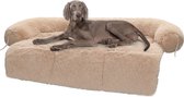 FluffyFur XXL - Hondenkleed bank - Hondenbed - Hondenkussen - Hondendeken bank - Extra zacht - 115 cm - Beige