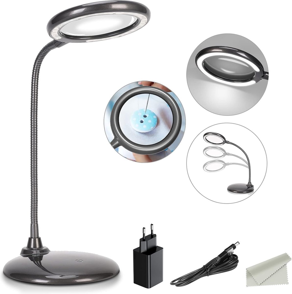 Loeplamp - Loeplampen - Loeplamp met Led Verlichting - Loep Lamp