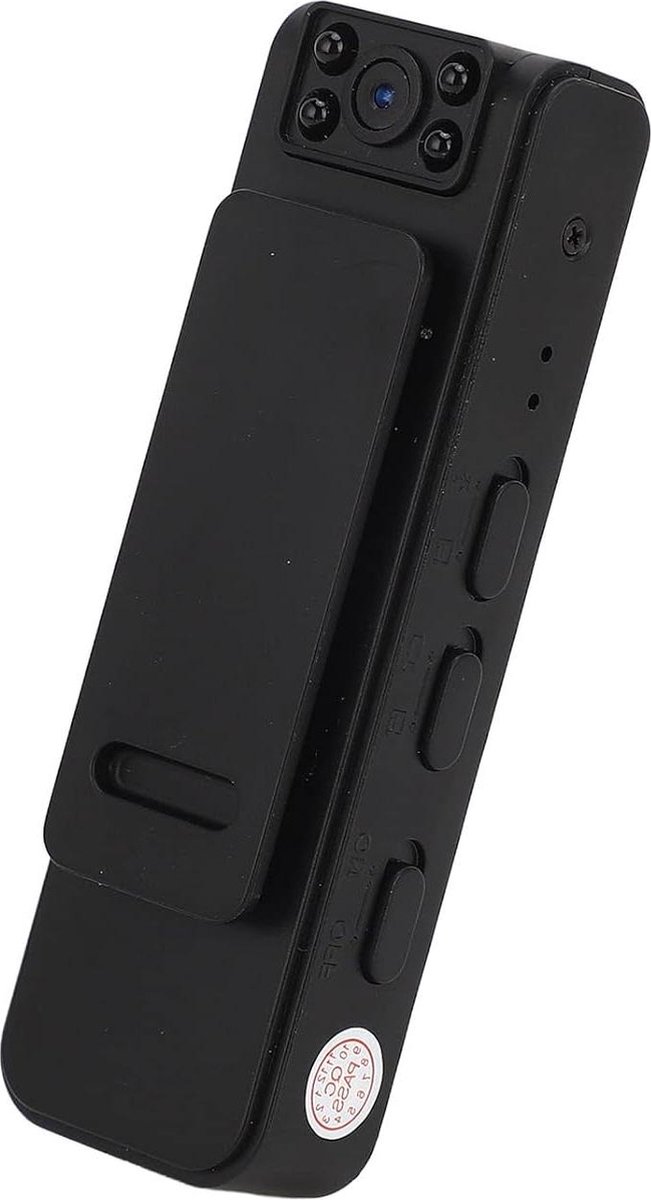 Bodycam Buitensportcamera HD 1080P Kleine Bodycamera Magnetische Achterclip Pocketbodycamera Bodycam sport- en actievideocamera's - WIFI Pocketcamera
