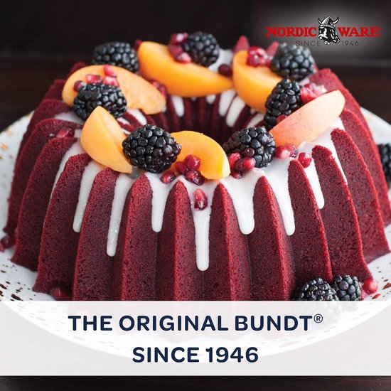 Nordic Ware Bundt Duet Pan, Gegoten Aluminium Bundt Tin, Bundt Cake Tin