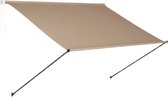 Bol.com Leonova® - zonneluifel - zonnescherm balkon - zonneschermen - elegant beige kleur - 300x120 cm - waterdicht - UV bescher... aanbieding