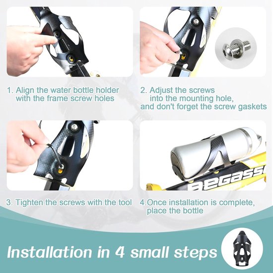 Bidon Porte-outil Look Carbone – Accessoire Vélo – Neuf