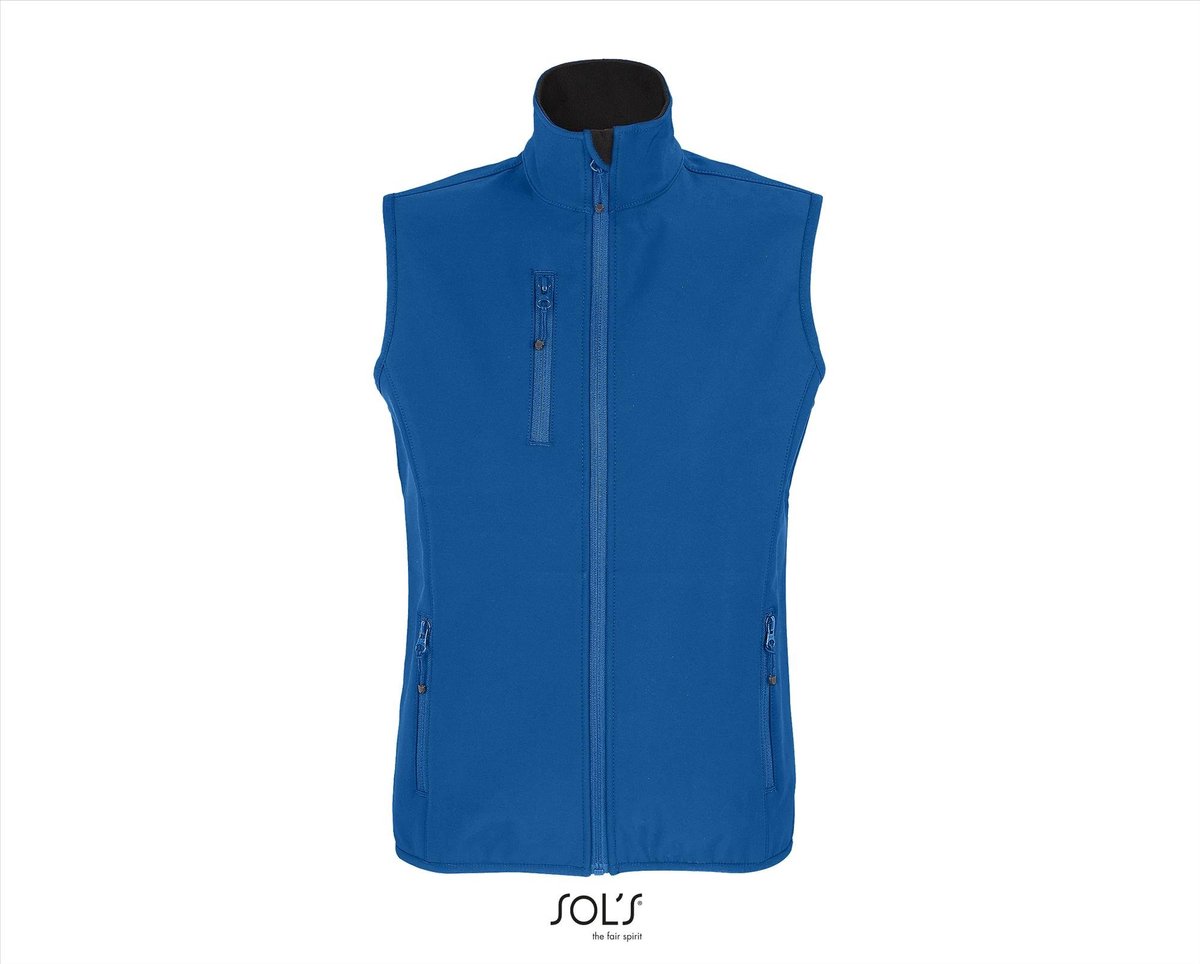 SOL'S Women´s Falcon Zipped Softshell Bodywarmer L03826 - Royal Blue 241 - M