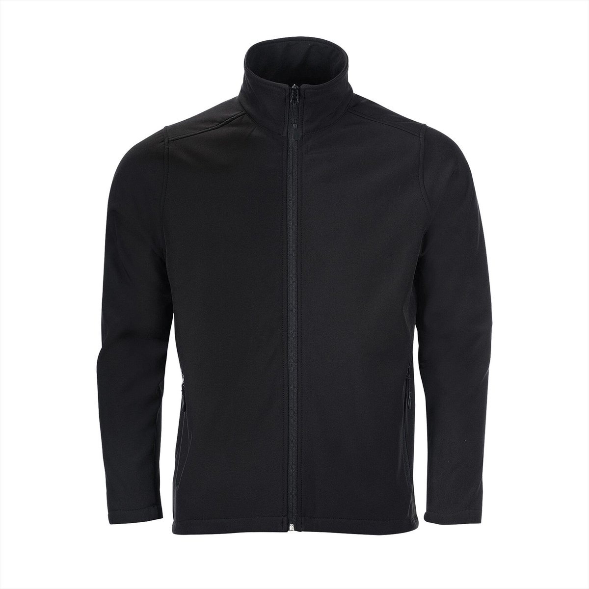 SOL’S Men´s Softshell Zip Jacket Race L837 Zwart