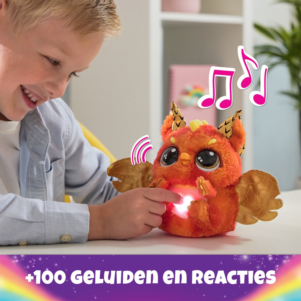 Hatchimals Alive - Mystery Hatch Draggle - Interactief verrassingsspeelgoed in een ei met mist, lichtjes en geluiden — afbeelding 7