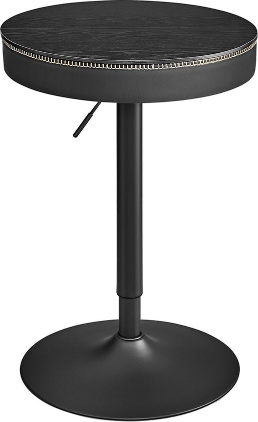 Horeca bartafel 140x80 cm | walnoot | gietijzeren onderstel | BIG Möbel